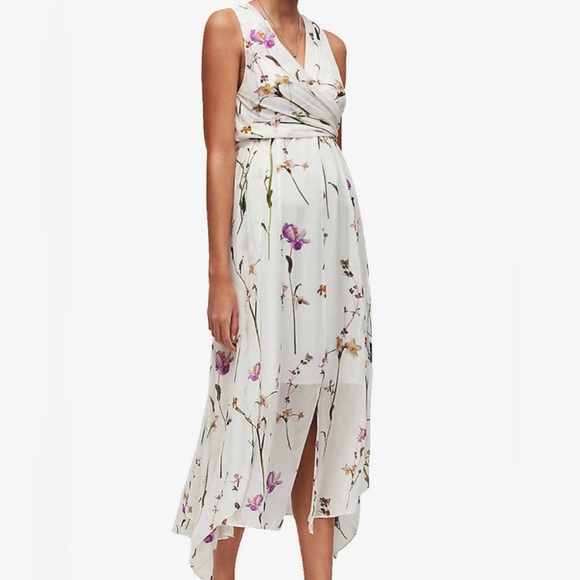All Saints Dresses & Skirts - Host Pick! New All Saints Floral Capri Kikyo Dress Size 0